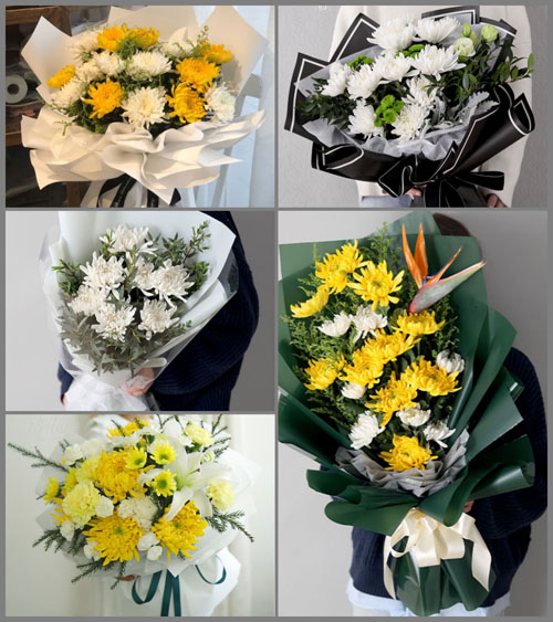 辽宁朝阳喀左县羊角沟乡白事花束代送